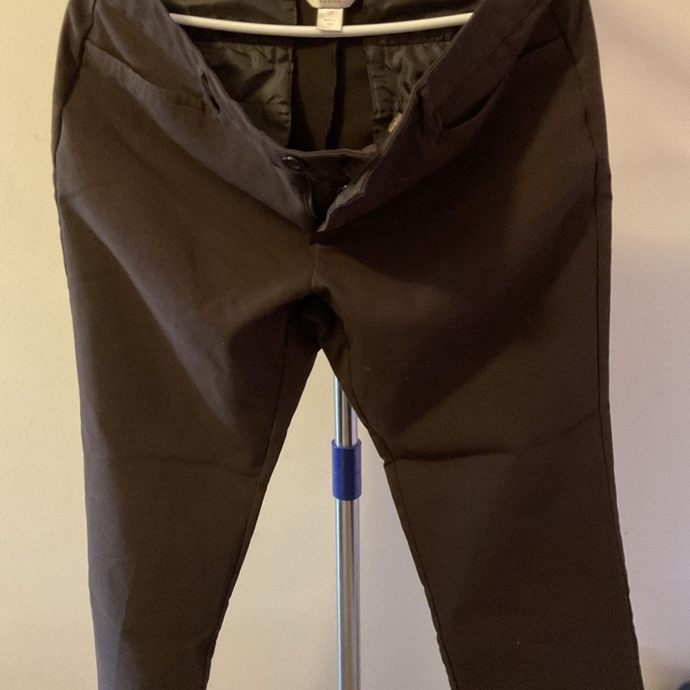 Christopher & Banks Dark Brown Straight Leg Pants